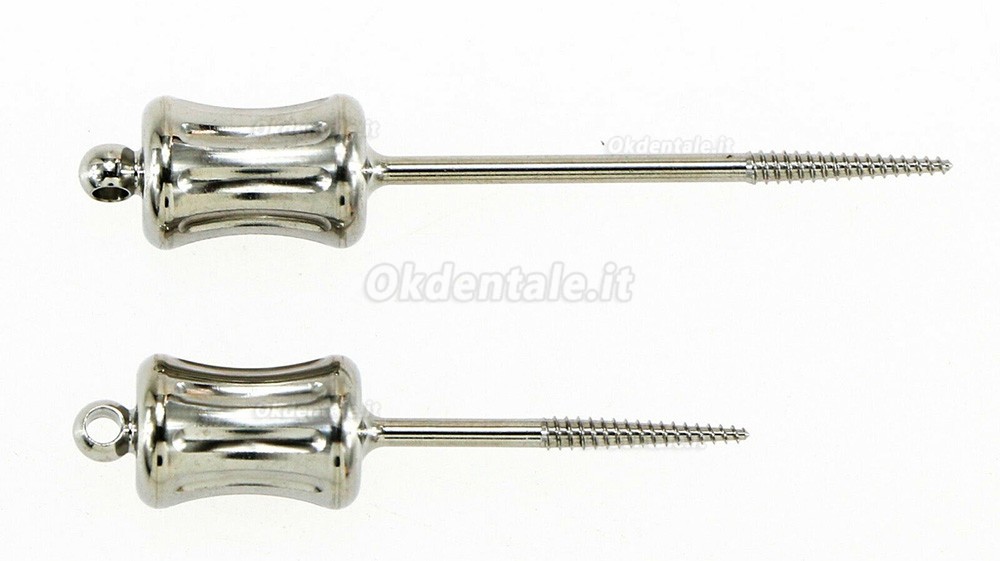 Estrattore manuale dentale Estratto frammenti di radice apicale Lunghi 44 mm Corti 33 mm